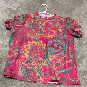 Colorful Paisley Kids Shirt